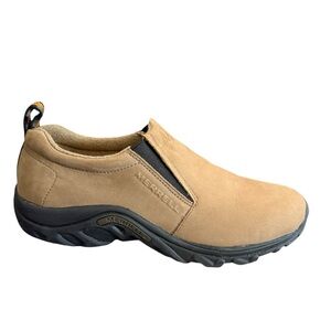 Merrell Jungle Moc Nubuck Slip-On Shoes Tan Size 10